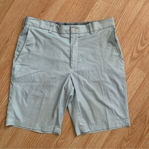 Walter Hagen Men's Perfect 11 Performance Golf Shorts Size 34 Gray Blue